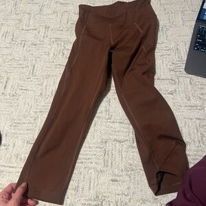 EARTH girlfriend collective brown leggings